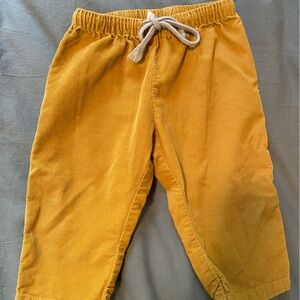 Oso & Me Mustard Yellow Baby Corduroy Pants 18M